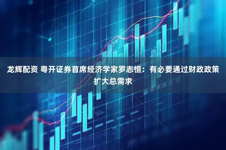 龙辉配资 粤开证券首席经济学家罗志恒：有必要通过财政政策扩大总需求
